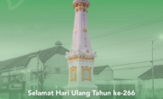 Selamat Hari Ulang Tahun Kota Yogyakarta ke-266