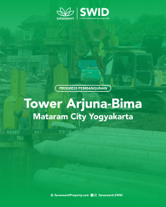 Progress Pembangunan Tower Arjuna-Bima Juli 2023